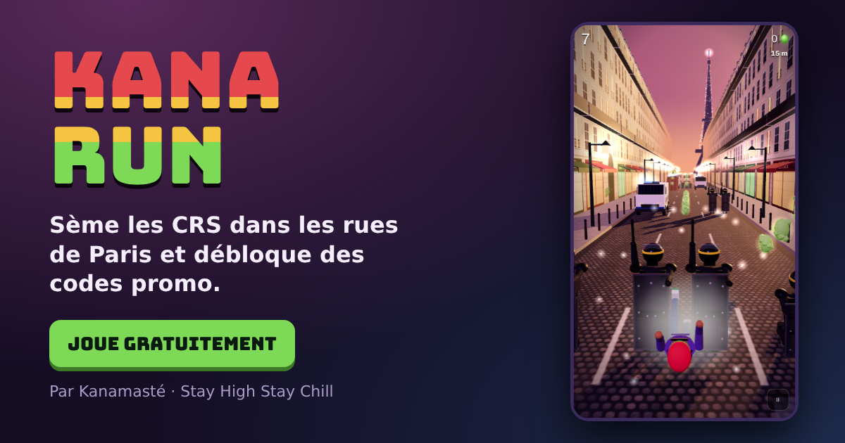 Kana Run, course de nuit dans Paris